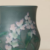 Close-up details of hand-thrown mug by Rookwood