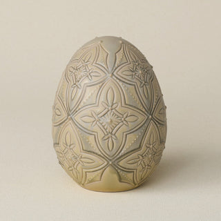 Handcrafted ceramic egg by Rookwood Pottery