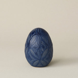 Handcrafted ceramic egg by Rookwood Pottery
