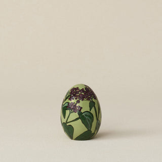 Handcrafted ceramic egg by Rookwood Pottery