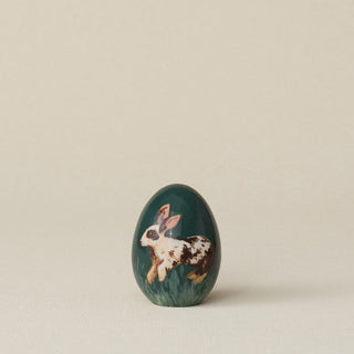 Handcrafted ceramic egg by Rookwood Pottery