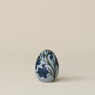 Handcrafted ceramic egg by Rookwood Pottery