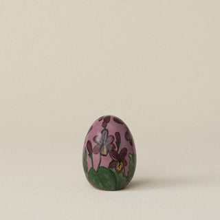 Handcrafted ceramic egg by Rookwood Pottery