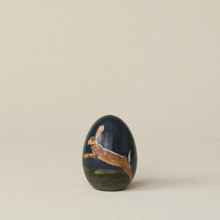Handcrafted ceramic egg by Rookwood Pottery