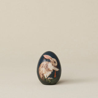 Handcrafted ceramic egg by Rookwood Pottery
