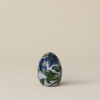 Handcrafted ceramic egg by Rookwood Pottery