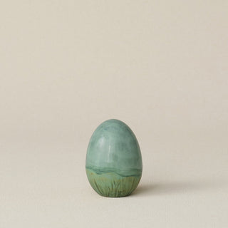 Backside of the one-of-a-kind egg.