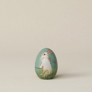 Handcrafted ceramic egg by Rookwood Pottery
