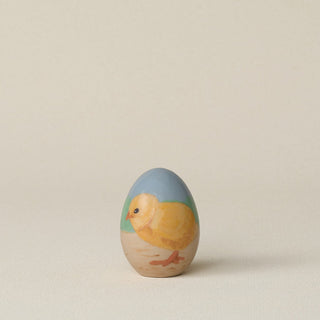 Handcrafted ceramic egg by Rookwood Pottery
