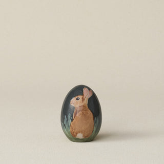 Handcrafted ceramic egg by Rookwood Pottery