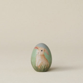 Handcrafted ceramic egg by Rookwood Pottery