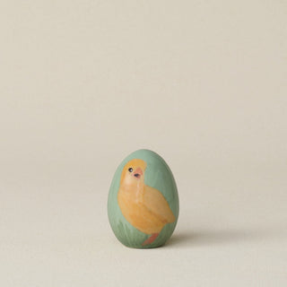 Handcrafted ceramic egg by Rookwood Pottery