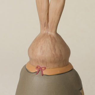 Close-up details of the one-of-a-kind bunny.