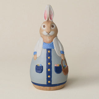 Hand-thrown and hand-glazed ceramic bunny by Rookwood Pottery