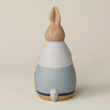 Back of the bunny with a delicate, hand-carved tail.