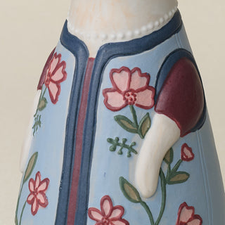 Close-up details of the one-of-a-kind bunny.