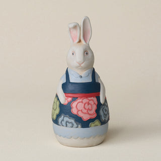 Hand-thrown and hand-glazed ceramic bunny by Rookwood Pottery