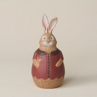 Hand-thrown and hand-glazed ceramic bunny by Rookwood Pottery
