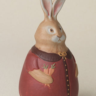 Close-up details of the one-of-a-kind bunny.