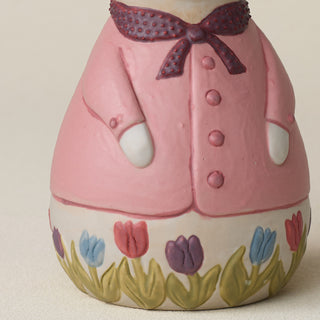 Close-up details of the one-of-a-kind bunny.