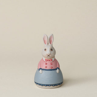 Hand-thrown and hand-glazed ceramic bunny by Rookwood Pottery