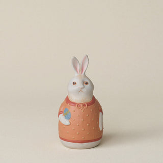 Hand-thrown and hand-glazed ceramic bunny by Rookwood Pottery