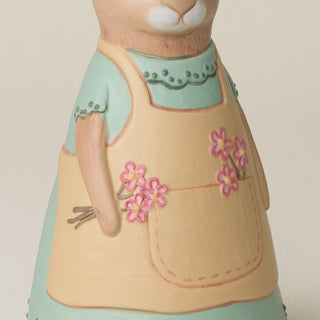 Close-up details of the one-of-a-kind bunny.