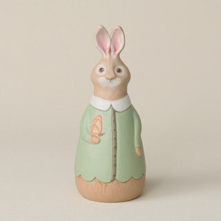 Hand-thrown and hand-glazed ceramic bunny by Rookwood Pottery