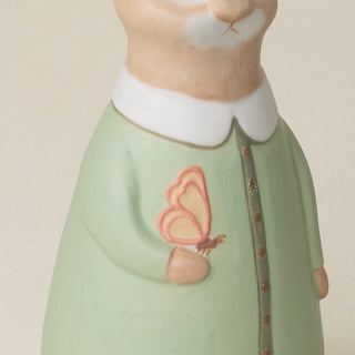 Close-up details of the one-of-a-kind bunny.