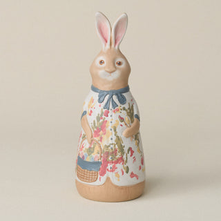Hand-thrown and hand-glazed ceramic bunny by Rookwood Pottery