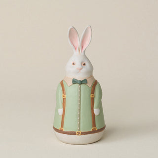 Hand-thrown and hand-glazed ceramic bunny by Rookwood Pottery