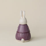Back of the bunny with a delicate, hand-carved tail.