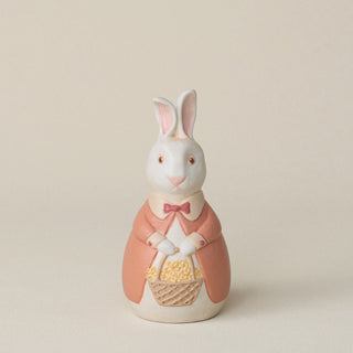Hand-thrown and hand-glazed ceramic bunny by Rookwood Pottery