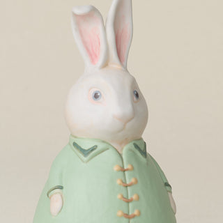 Close-up details of the one-of-a-kind bunny.