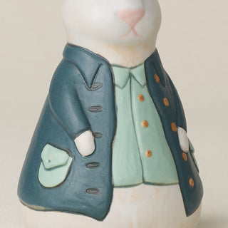 Close-up details of the one-of-a-kind bunny.