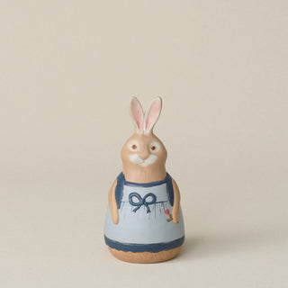 Hand-thrown and hand-glazed ceramic bunny by Rookwood Pottery