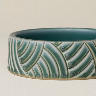 Hand-Thrown Pet Bowl No. 21