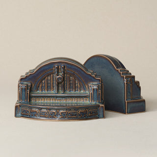 Union Terminal Bookend Set, Barbary Coast