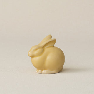 Yellow ceramic rabbit by Rookwood