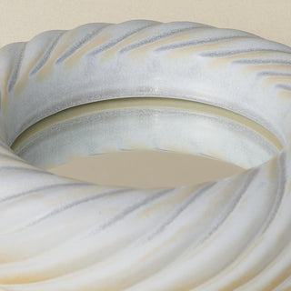 Close-up details of the one-of-a-kind mirror.