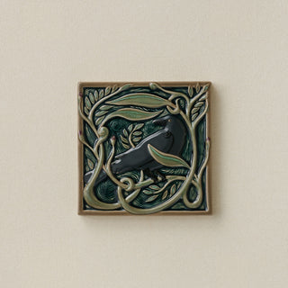 Revival Bird Tile, Rook - Serviceberry