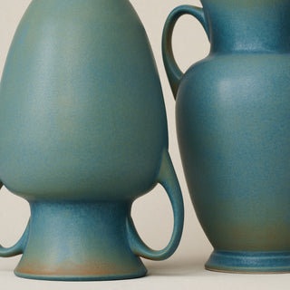 Grandin Amphora Vase, Sea Glass