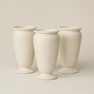 Cornet Vase, Raffia