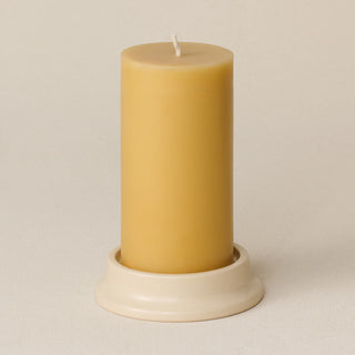 Pillar Candle Holder, Raffia
