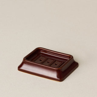 Eden Soap Dish, Burnt Umber
