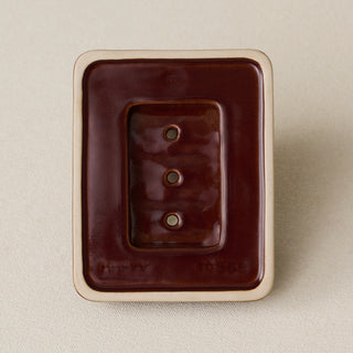 Eden Soap Dish, Burnt Umber