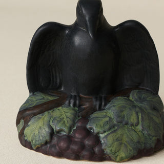 Rook Bookend Set, Hand-Painted