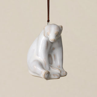Abel Bear Ornament, Polar