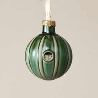Globe Ornament, Frosted Fir