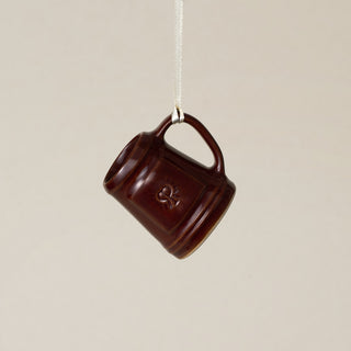 Heritage Mug Ornament, Burnt Umber